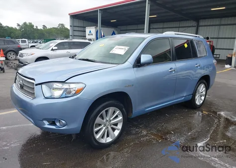 2008 Toyota Highlander Hybrid Limited из США, поврежденный, VIN JTEEW44A382010905